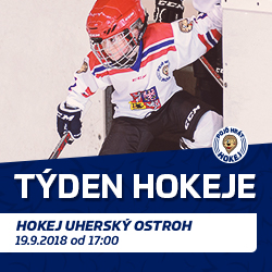 Přijďte ve středu 19.9. v 17:00 na zimní stadion v Uherském Ostrohu na akci Týden hokeje