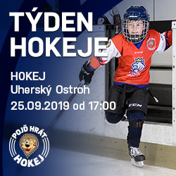 Přijďte ve středu 25. září v 17:00 hodin na zimní stadion v Uherském Ostrohu na akci Týden hokeje
